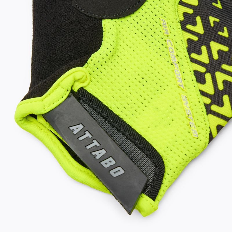 ATTABO Vito gel shock proof limette/schwarz Fahrradhandschuhe 6