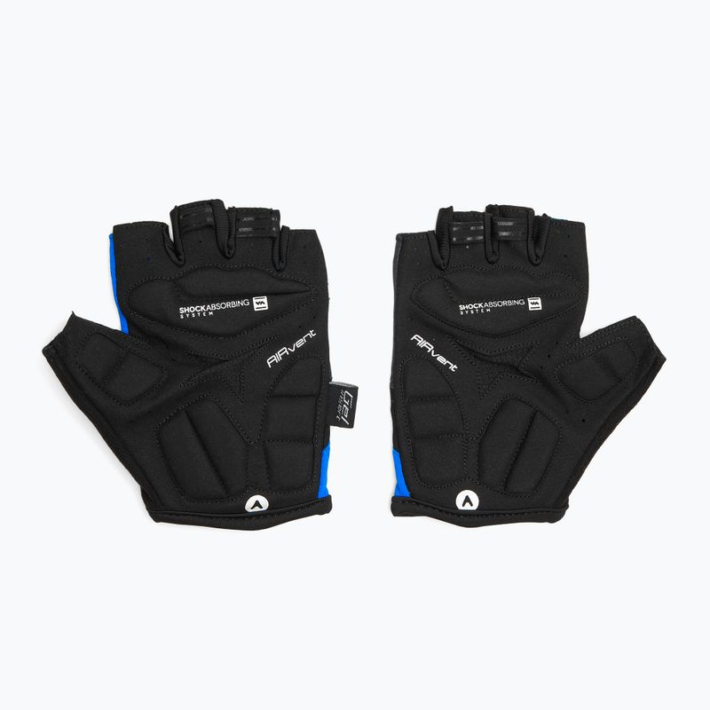 ATTABO Kinu Pro stoßdämpfendes System blau/schwarz Fahrradhandschuhe 3