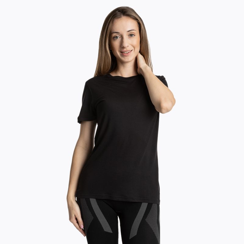 Funktionsshirt Damen WOOLCANO Merino TEE0547 Schwarz