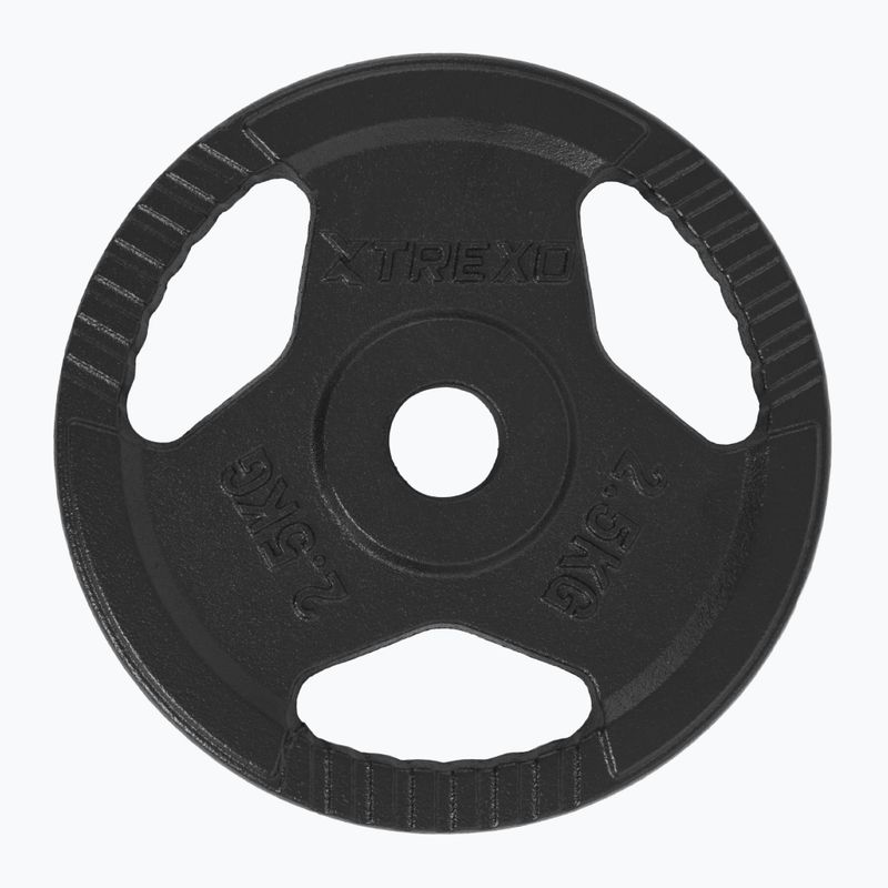 TREXO Gusseisen Gewicht TRX-ICP002 2,5 kg Chrom 2