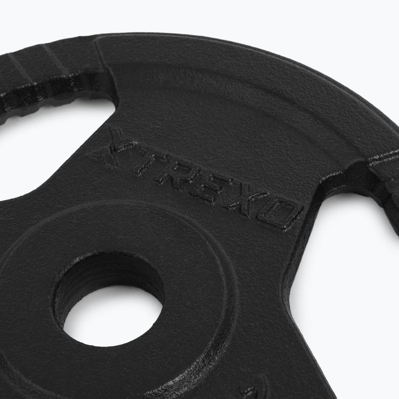 XTREXO Gusseisen Gewicht TRX-ICP002 2,5 kg Chrom 4