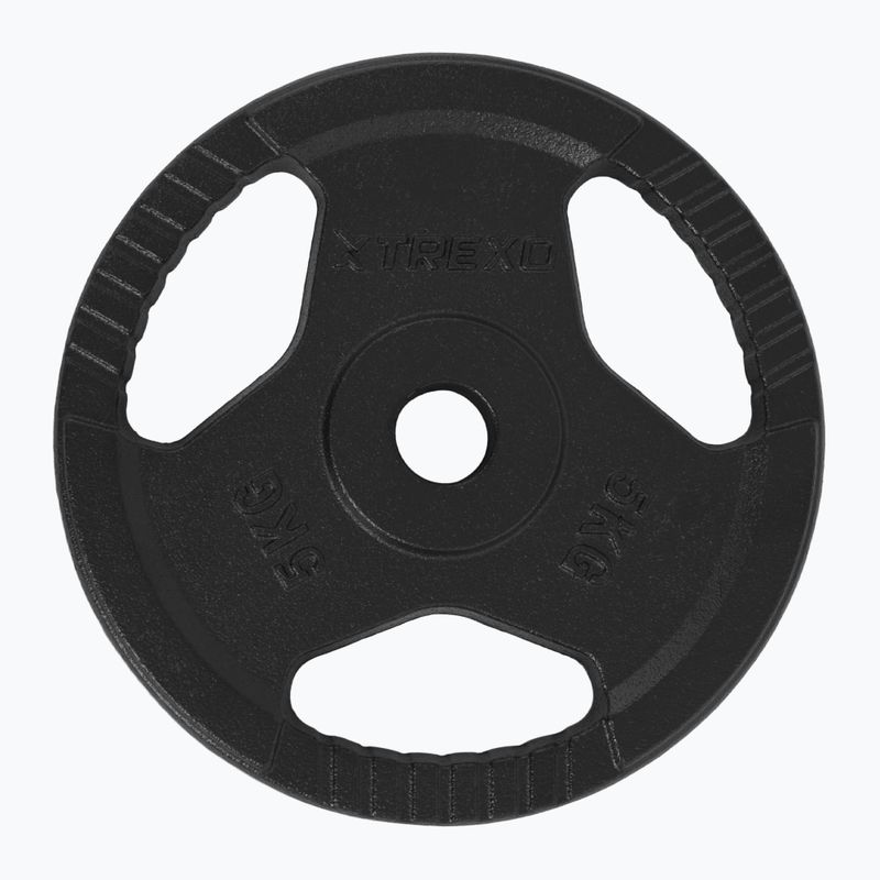 Gusseisen Gewicht XTREXO TRX-ICP005 5 kg Chrom 3