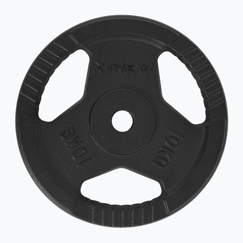 Gusseisen Gewicht XTREXO TRX-ICP010 10 kg Chrom 3