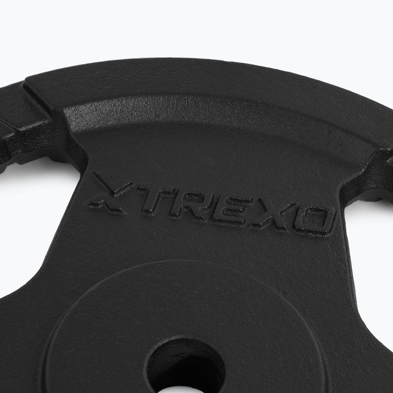 XTREXO Gusseisen Gewicht TRX-ICP015 15 kg Chrom 3