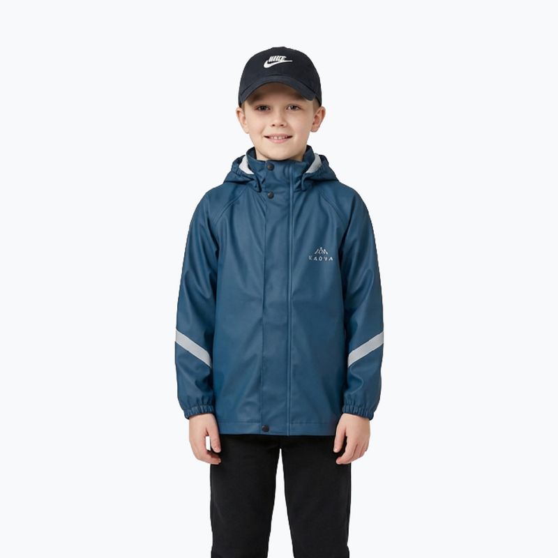 Kinder-Regenjacke KADVA AquaLock JR Membran 5000 Marineblau