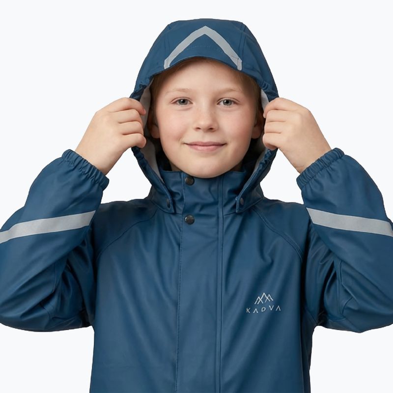 Kinder-Regenjacke KADVA AquaLock JR Membran 5000 Marineblau 3