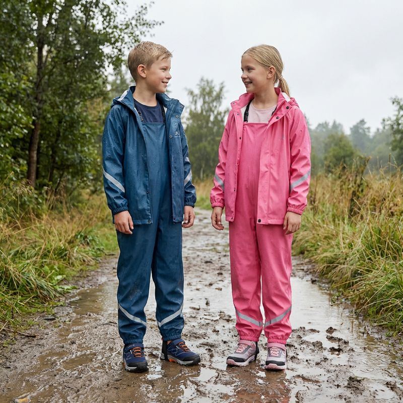 Kinder-Regenhose KADVA AquaLock JR pink 7