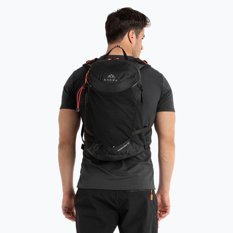 KADVA Aventura 22 l Wanderrucksack schwarz 10