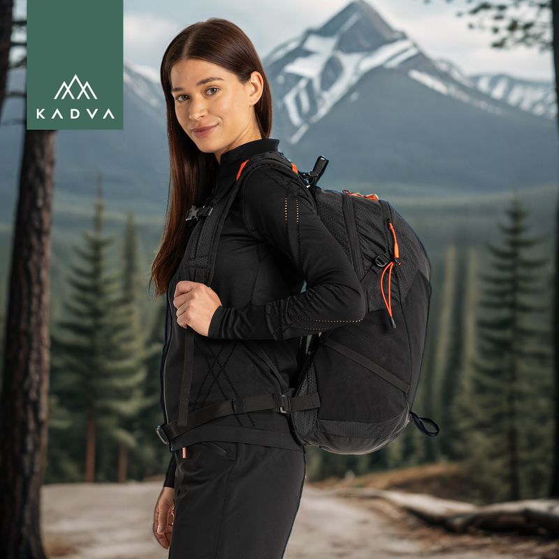KADVA Aventura 22 l Wanderrucksack schwarz 26