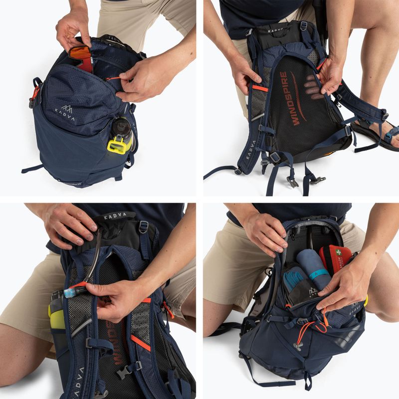 KADVA Aventura 22 l Wanderrucksack stahlblau 13