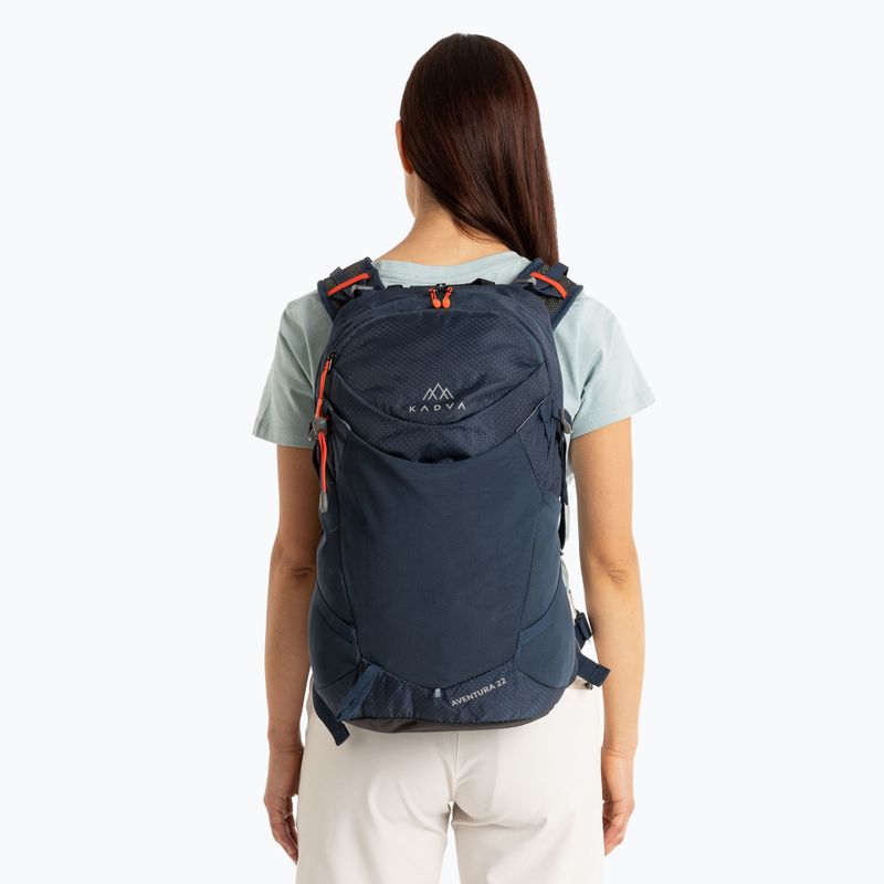 KADVA Aventura 22 l Wanderrucksack stahlblau 21