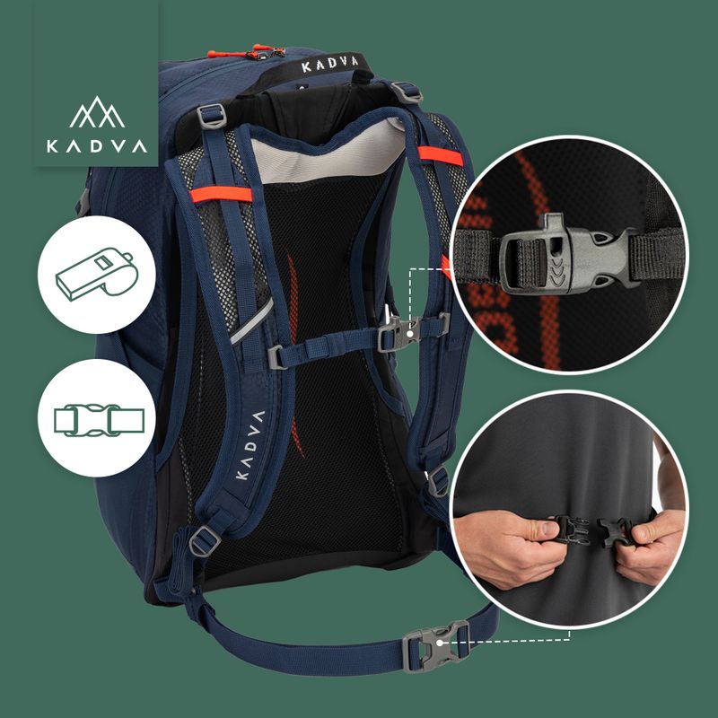 KADVA Aventura 22 l Wanderrucksack stahlblau 28