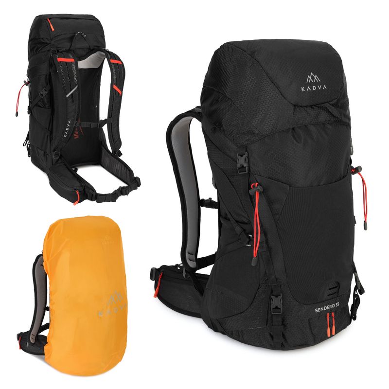 KADVA Sendero Trekking-Rucksack 35 l schwarz 20
