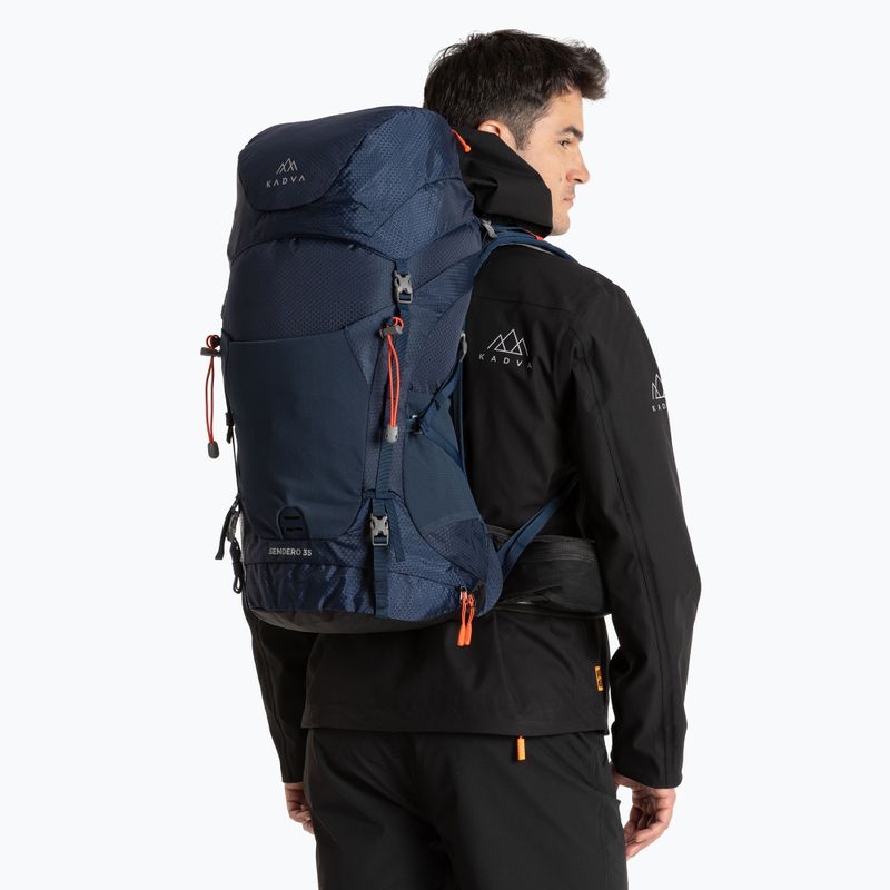 KADVA Sendero 35 l Trekking-Rucksack stahlblau 2
