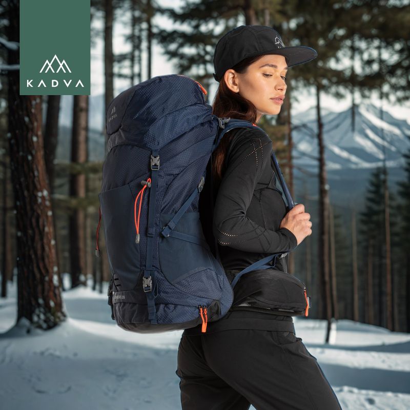 KADVA Sendero 35 l Trekking-Rucksack stahlblau 29