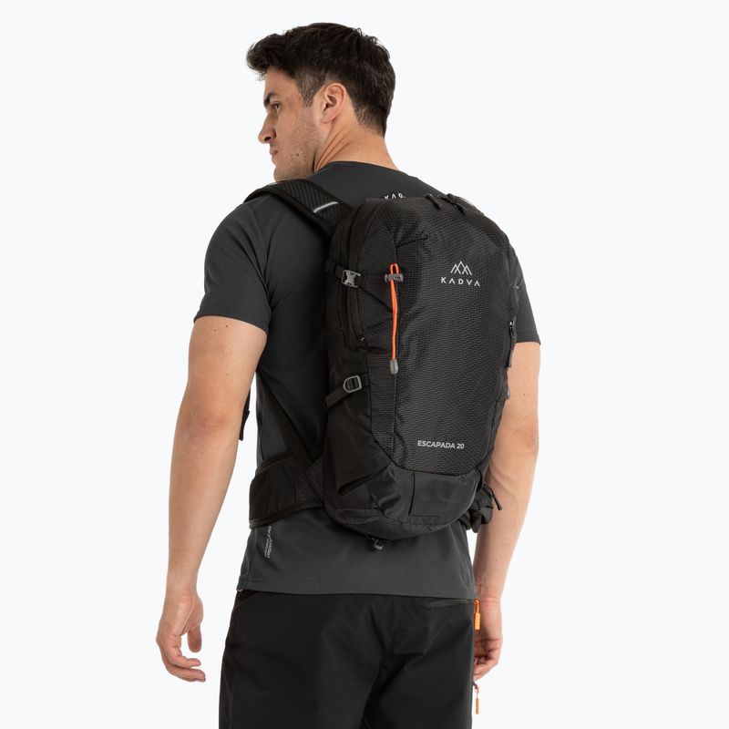KADVA Escapada 20 l Wanderrucksack schwarz 17