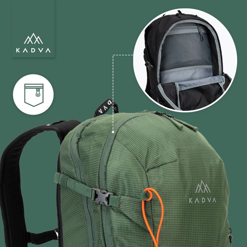 KADVA Escapada Wanderrucksack 20 l grün 16