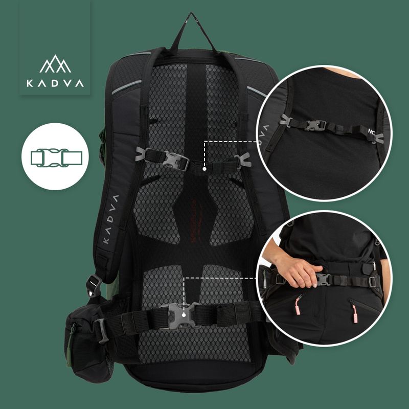 KADVA Escapada Wanderrucksack 30 l grün 27