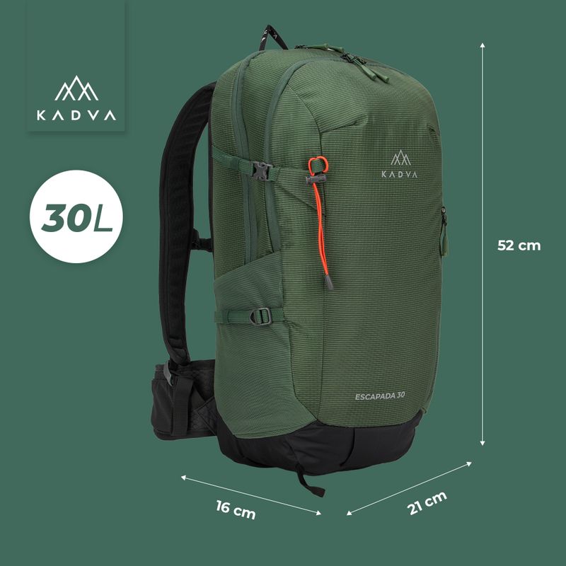 KADVA Escapada Wanderrucksack 30 l grün 28