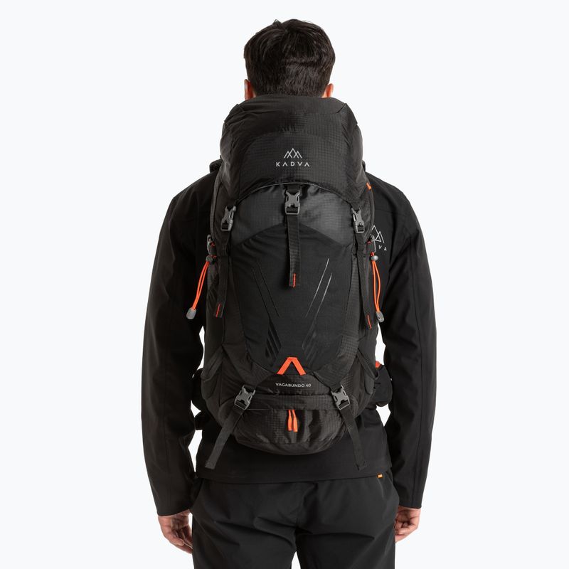 KADVA Vagabundo Rucksack 40 l schwarz 11