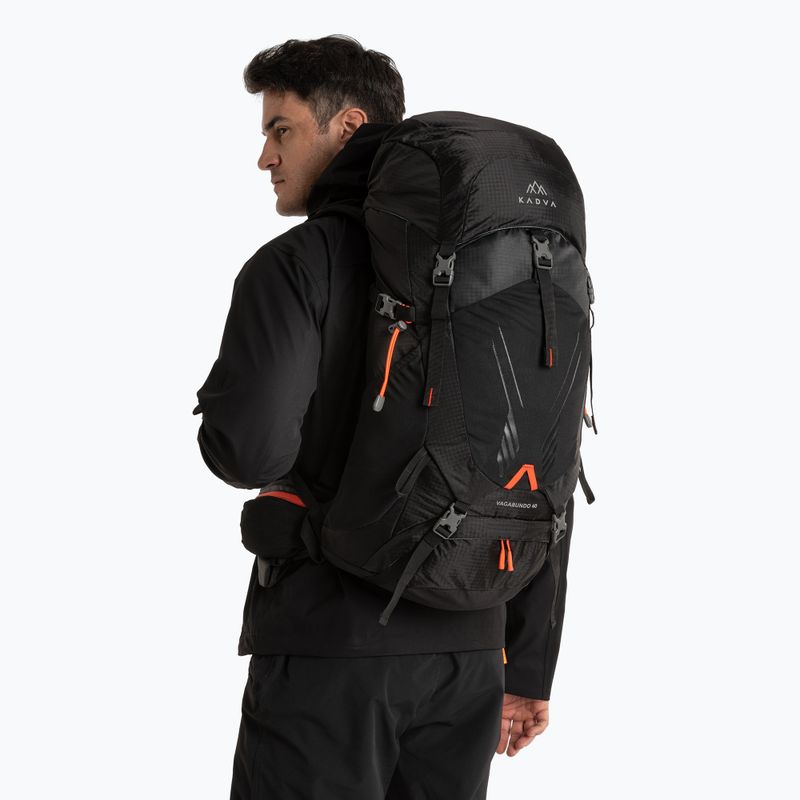 KADVA Vagabundo Rucksack 40 l schwarz 12