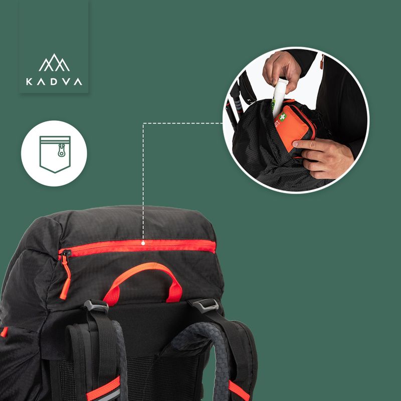 KADVA Vagabundo Rucksack 40 l schwarz 27