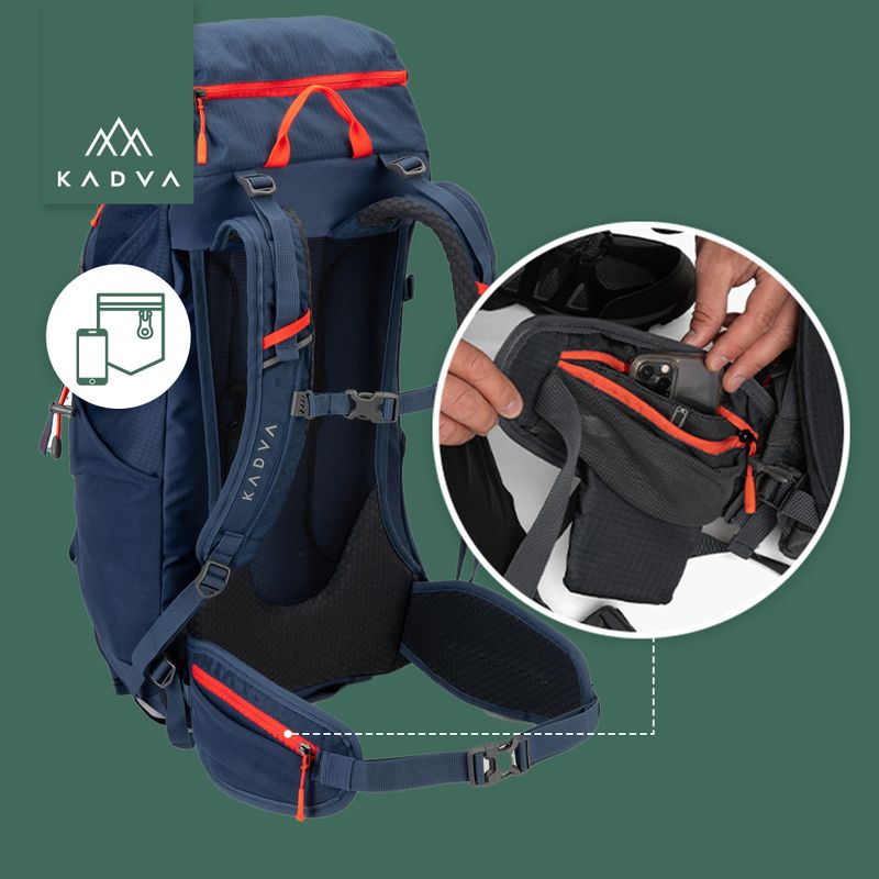 Trekking-Rucksack KADVA Vagabundo 40 l blau 29