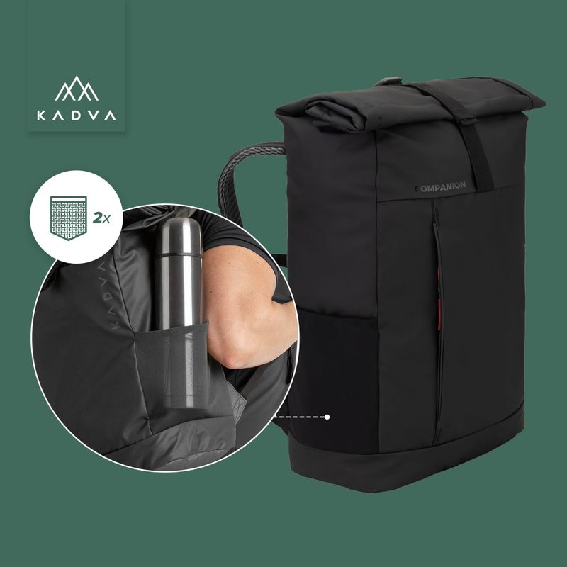 Städtischer Rucksack KADVA Companion 20 l schwarz 11