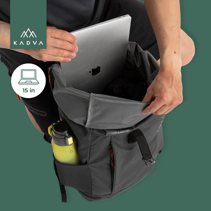 Städtischer Rucksack KADVA Companion 20 l schwarz 12