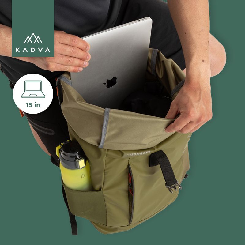 Städtischer Rucksack KADVA Companion 20 l khaki 20