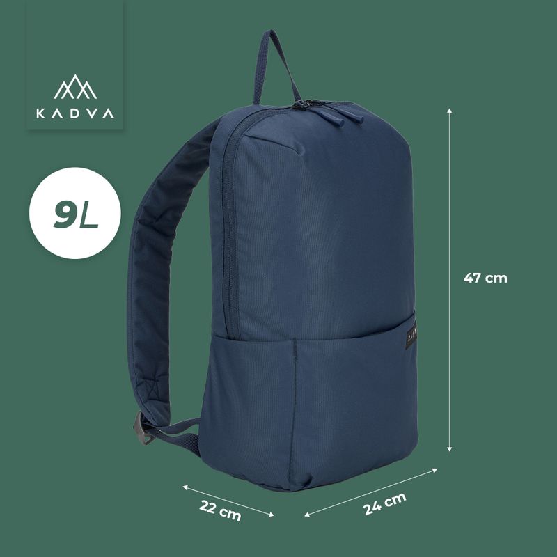 Städtischer Rucksack KADVA CityQuest 9 l marineblau 7
