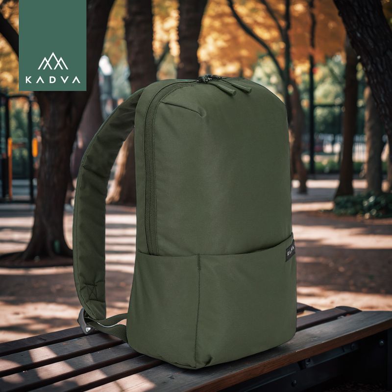 Städtischer Rucksack KADVA CityQuest 9 l grün 9