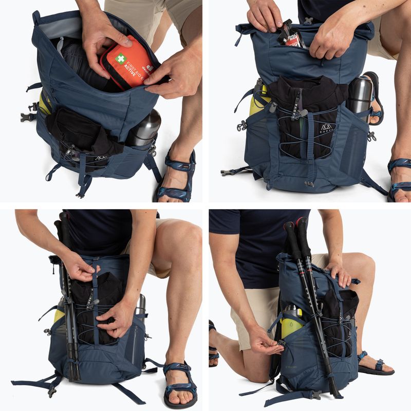 KADVA CityQuest 22 l Stadtrucksack navy blau 17