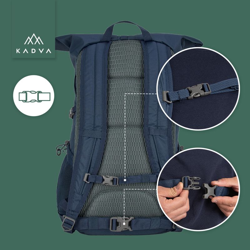 Städtischer Rucksack KADVA CityQuest 22 l marineblau 22