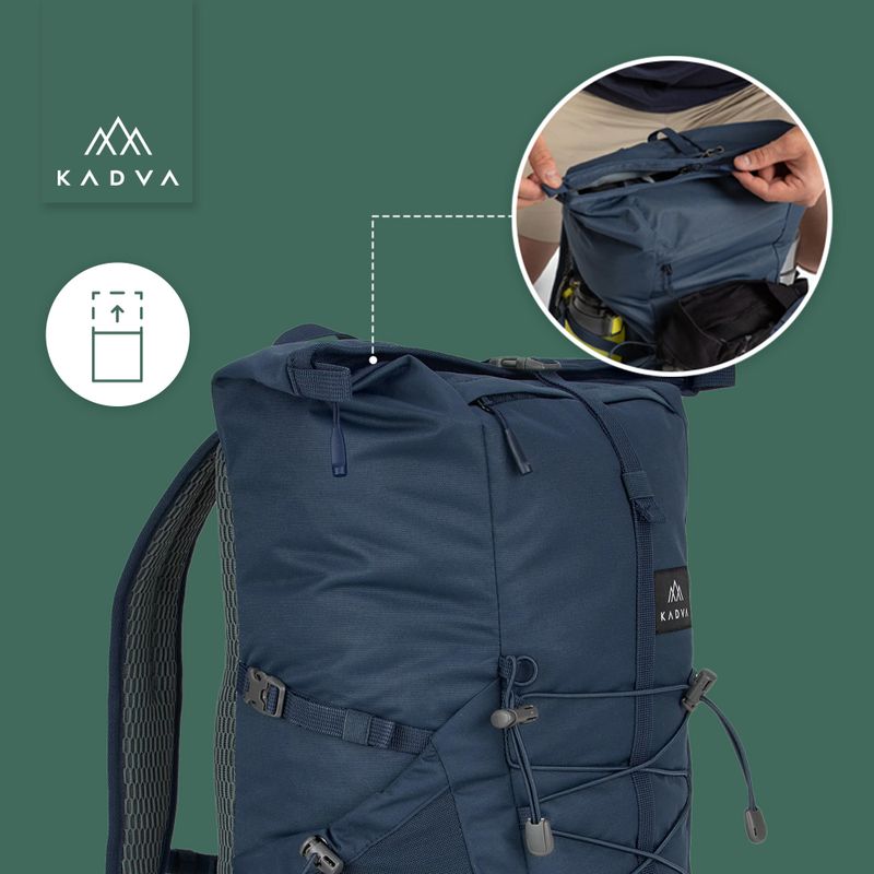Städtischer Rucksack KADVA CityQuest 22 l marineblau 24