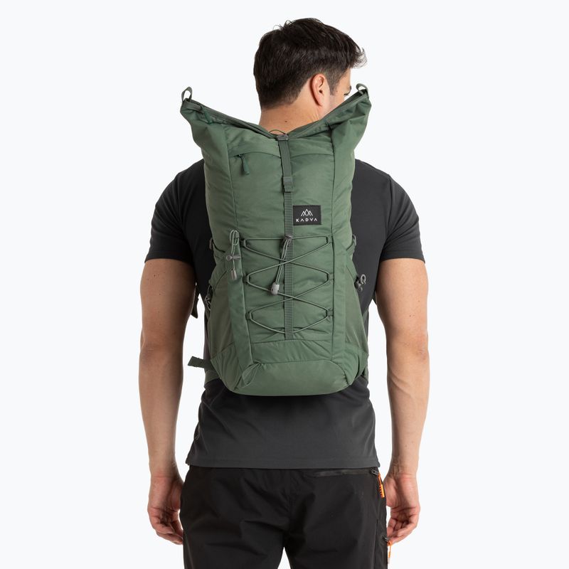 KADVA CityQuest 22 l grüner Stadtrucksack 11