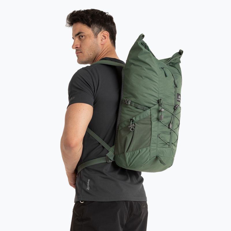 KADVA CityQuest 22 l grüner Stadtrucksack 12
