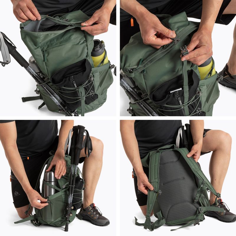 Städtischer Rucksack KADVA CityQuest 22 l grün 16