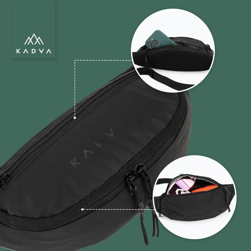 Bauchtasche KADVA Cangurera schwarz 15