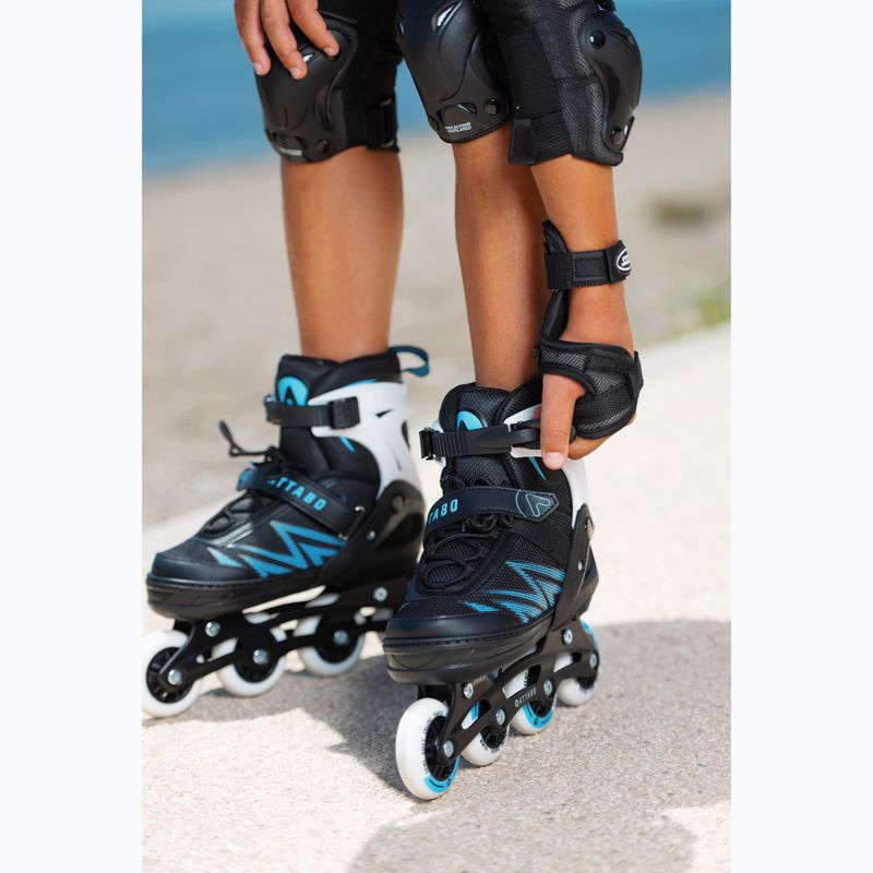 ATTABO 2-in-1 Kylo blau Kinder Inline-Skates 25