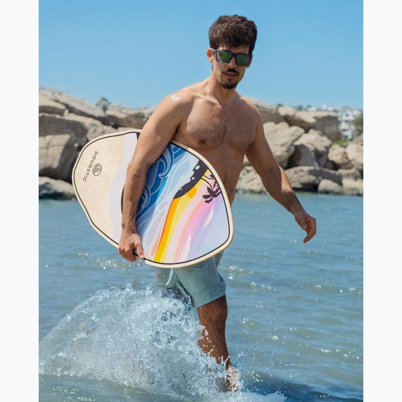 Skimboard AQUASTIC Lagune 39" Farbenfroh 6