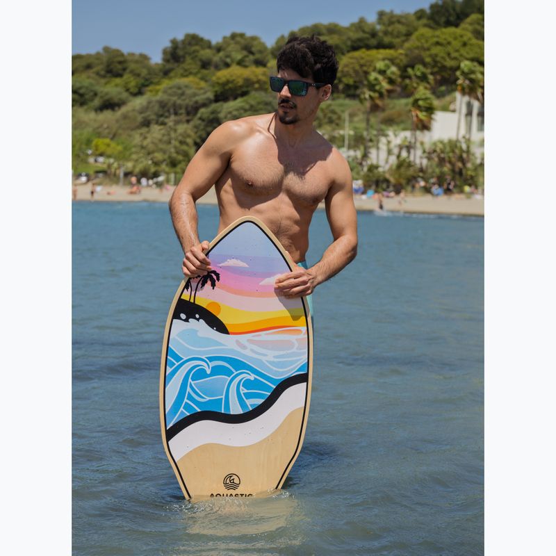 Skimboard AQUASTIC Lagune 39" Farbenfroh 7
