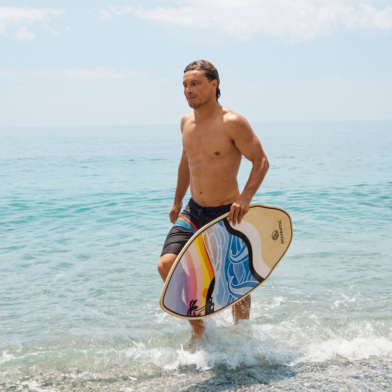 Skimboard AQUASTIC Lagune 39" Farbenfroh 8