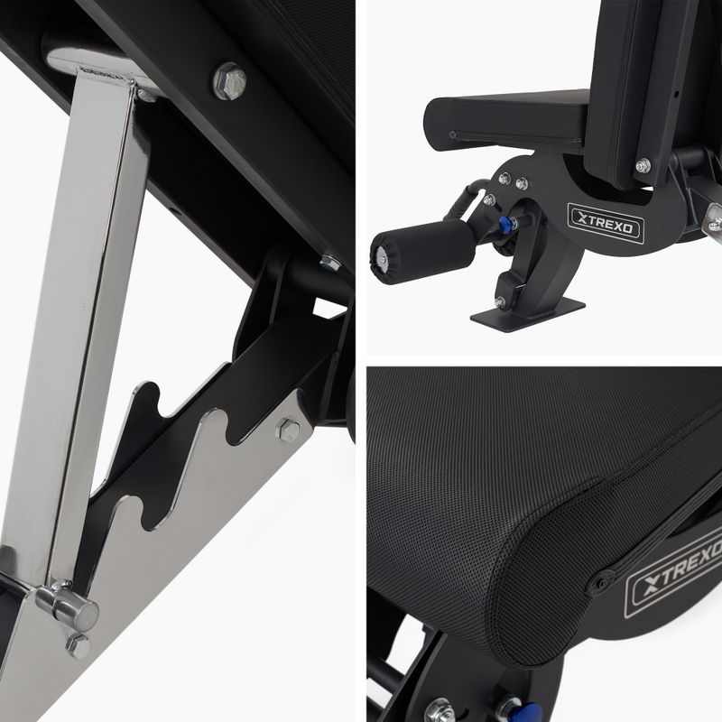 XTREXO Trainingsbank Ajax schwarz 6