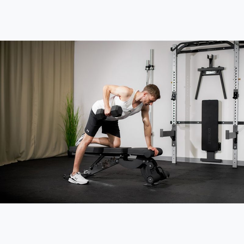 TREXO B750 verstellbare Trainingsbank schwarz 9