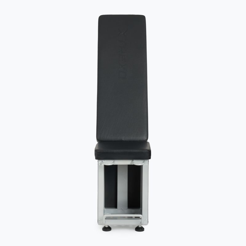 Set TREXO Hantelbank Storage + Hex-Hanteln schwarz 14
