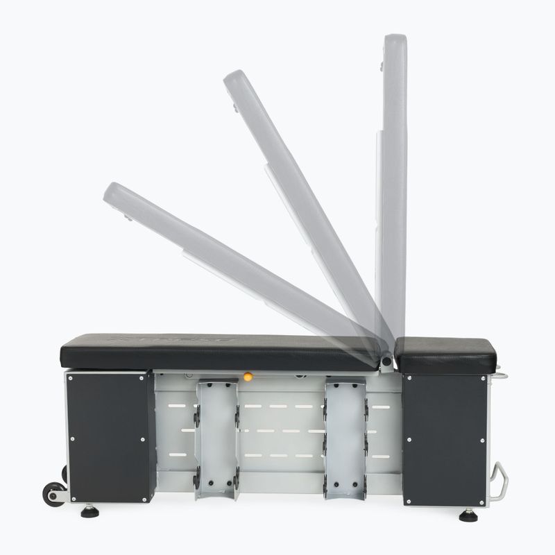 Set TREXO Hantelbank Storage + Hex-Hanteln schwarz 9