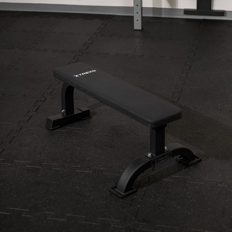 TREXO B10 Gerade Trainingsbank schwarz 9