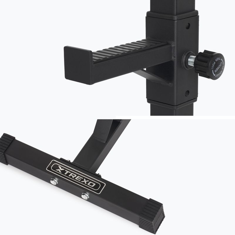 TREXO Langhantelständer TX0-B4M005 schwarz 8
