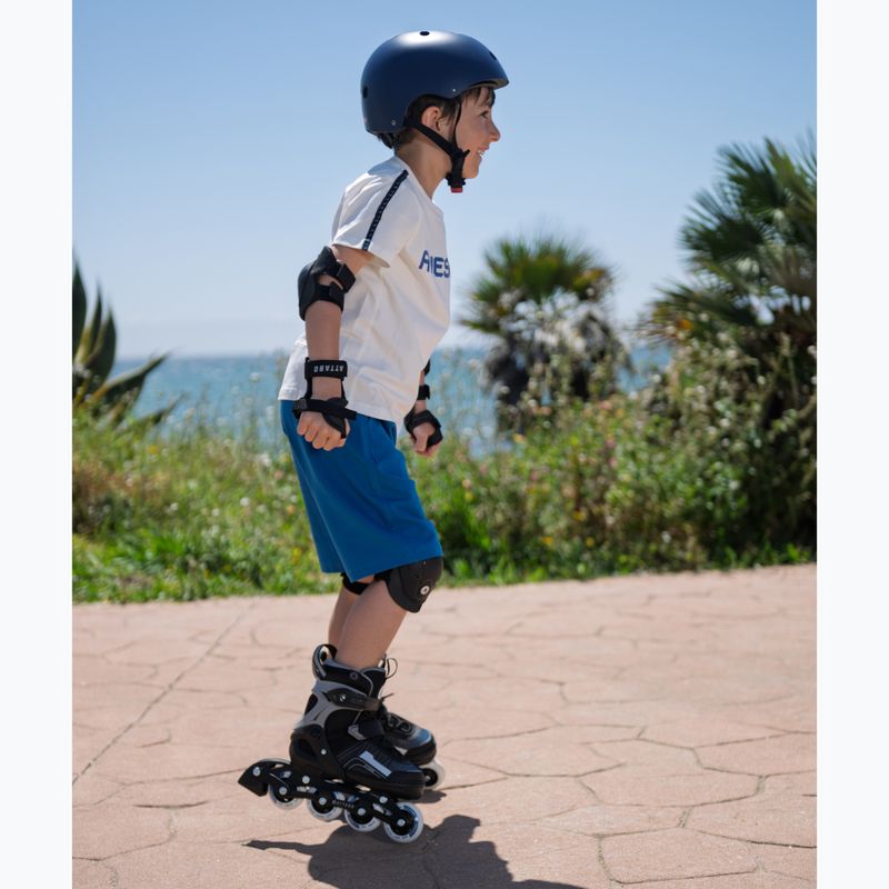 ATTABO Bladeroll verstellbare Kinder Inline-Skates schwarz/blau 13